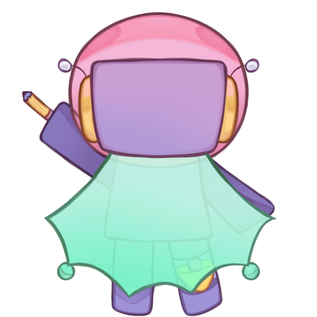 WayBionic Mascot with Pencil