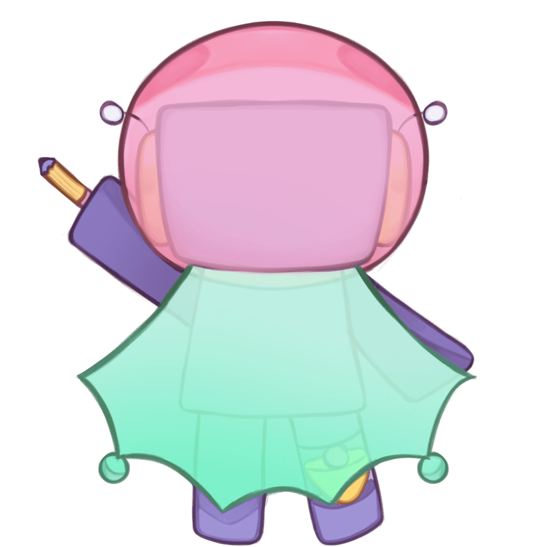 WayBionic Mascot with Pencil